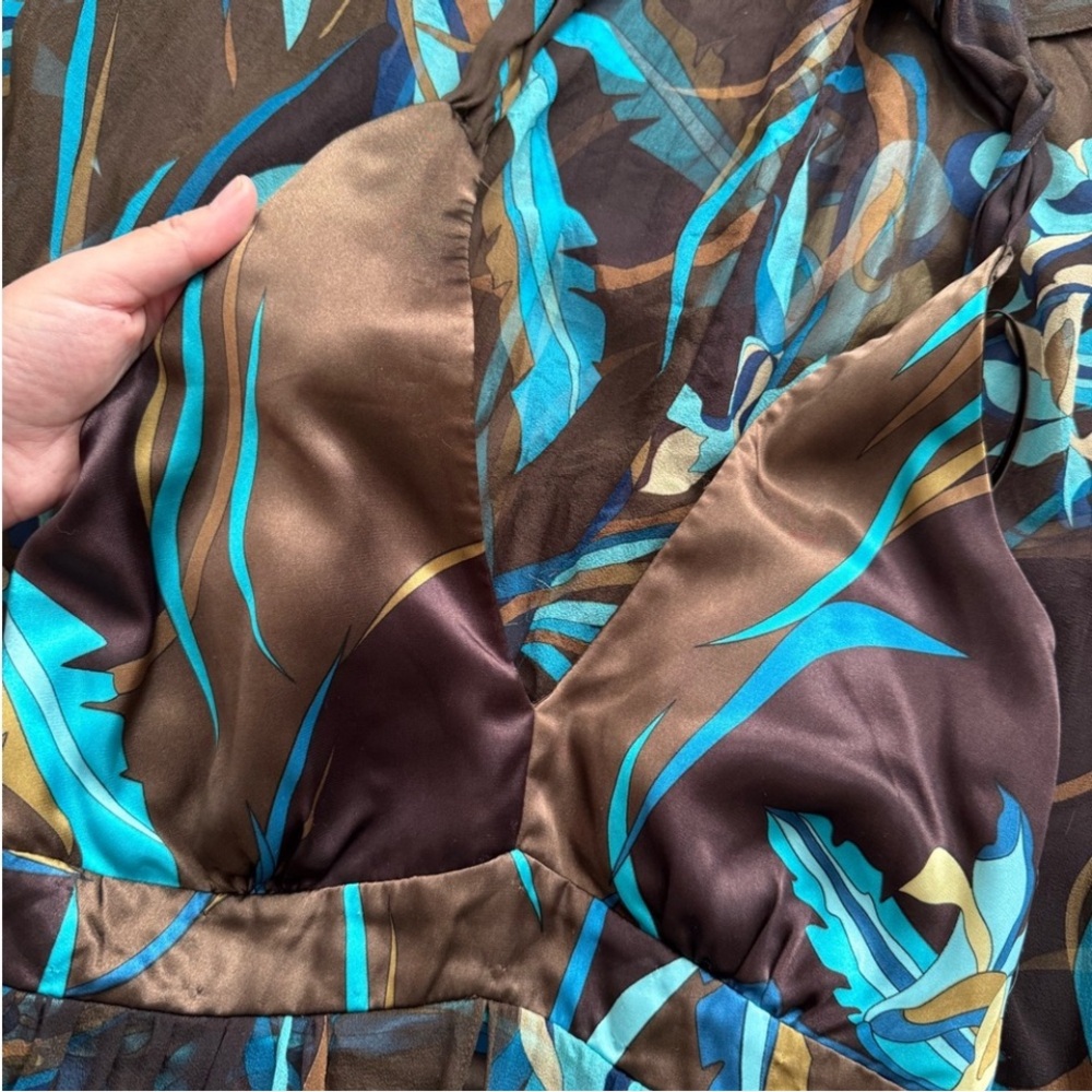 Robbie Bee Silk Halter Dress - Picture 7 of 8